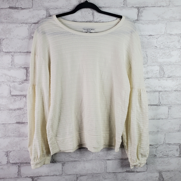 MADEWELL Bubble Sleeve Top - Picture 1 of 8